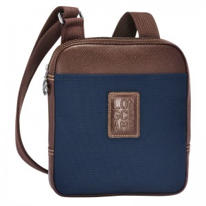 long champ Boxford XS Crossbody Recycled canvas Naisten Mini Laukut Sininen | FIEB9358