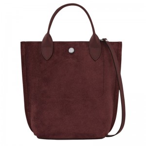 long champ Cabas XS Tote Leather Naisten Mini Laukut Viininpunainen | FIBE9384