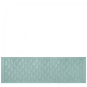 long champ Chevaux jacquard Wool Naisten Stoles Celadon | FIVR8083