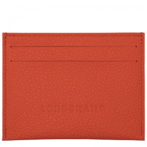 long champ Le FoulonnÉ Leather Miesten Korttikotelo Paprika | FICT7354