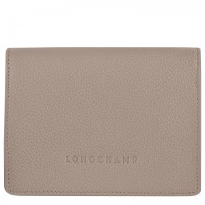 long champ Le FoulonnÉ Leather Miesten Lompakko Turtledove | FIZU7404