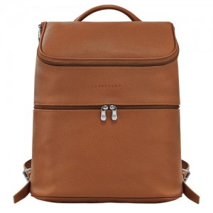 long champ Le FoulonnÉ Leather Miesten Reput Caramel | FIIL7548