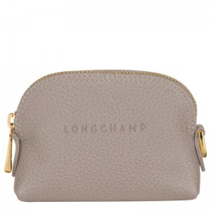 long champ Le FoulonnÉ Leather Naisten Kolikkokukkarot Turtledove | FIZU8509