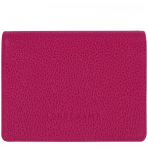 long champ Le FoulonnÉ Leather Naisten Lompakko Beetroot | FIMQ8555