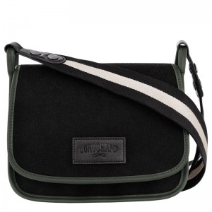 long champ Le FoulonnÉ M Canvas Naisten Crossbody Laukut Mustat | FITC8992