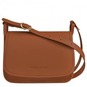 long champ Le FoulonnÉ M Leather Naisten Crossbody Laukut Caramel | FINW8920