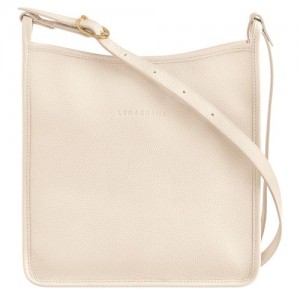 long champ Le FoulonnÉ M Leather Naisten Crossbody Laukut Paper | FIIL8900