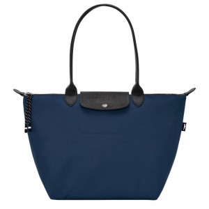 long champ Le Pliage Energy L Tote Recycled canvas Naisten Olkalaukku Laivastonsininen | FIRV8896