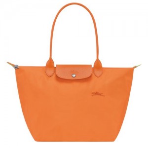 long champ Le Pliage Green L Tote Recycled canvas Naisten Olkalaukku Oranssi | FINW8813