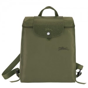 long champ Le Pliage Green M Recycled canvas Miesten Reput Forest | FIQM7541