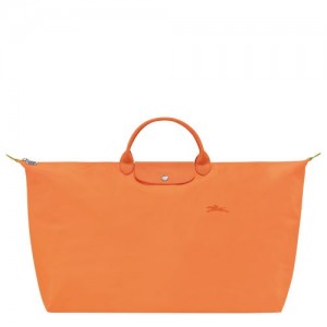 long champ Le Pliage Green M Recycled canvas Miesten Matkakassit Oranssi | FIAH7187