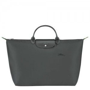 long champ Le Pliage Green S Recycled canvas Miesten Matkakassit Graphite | FIKO7194