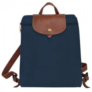 long champ Le Pliage Original M Recycled canvas Miesten Reput Laivastonsininen | FIYX7535