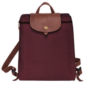 long champ Le Pliage Original M Recycled canvas Miesten Reput Viininpunainen | FIPJ7531