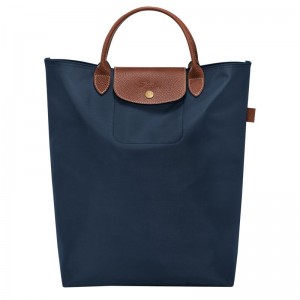 long champ Le Pliage Original M Tote Canvas Miesten Käsilaukku Laivastonsininen | FIJP7505