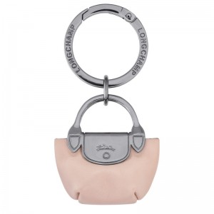 long champ Le Pliage Xtra Leather Miesten Avaimenperät Nude | FIOK7012