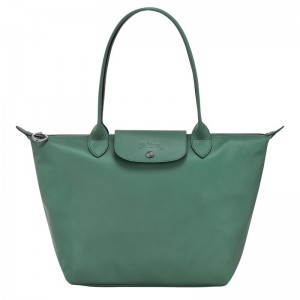 long champ Le Pliage Xtra M Tote Leather Naisten Olkalaukku Sage | FITC8845