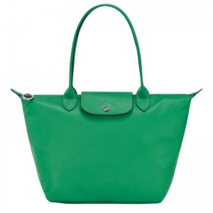 long champ Le Pliage Xtra M Tote Leather Naisten Olkalaukku Vihreä | FIWN8842