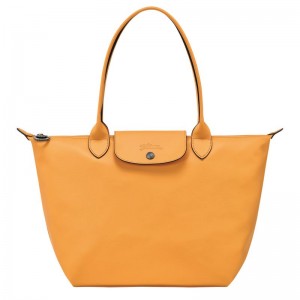 long champ Le Pliage Xtra M Tote Leather Naisten Olkalaukku Aprikoosi | FIQM8841