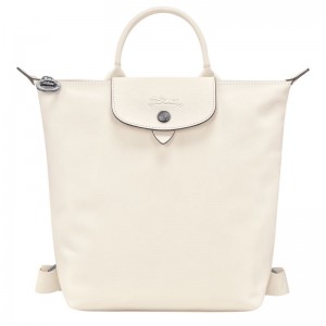 long champ Le Pliage Xtra S Leather Miesten Reput Ecru | FIGS7555