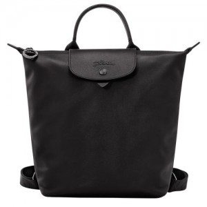 long champ Le Pliage Xtra S Leather Miesten Reput Mustat | FITC7545