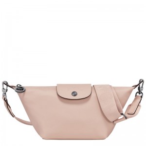 long champ Le Pliage Xtra XS Crossbody Leather Naisten Mini Laukut Nude | FIWN9362