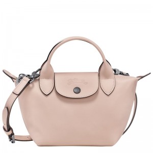 long champ Le Pliage Xtra XS Handbag Leather Naisten Mini Laukut Nude | FIRV9305