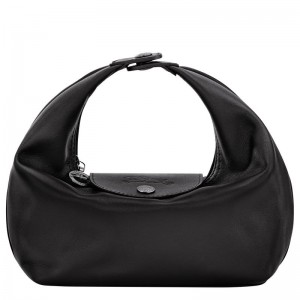 long champ Le Pliage Xtra XS Handbag Leather Naisten Mini Laukut Mustat | FIXY9288