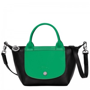 long champ Le Pliage Xtra XS Handbag Leather Naisten Mini Laukut Vihreä | FIBE9389