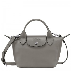 long champ Le Pliage Xtra XS Handbag Leather Naisten Mini Laukut Turtledove | FIWN9307