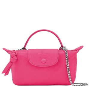 long champ Le Pliage Xtra XS Leather Miesten Pouches Pinkki | FIQM7280