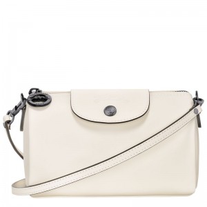 long champ Le Pliage Xtra XS Leather Naisten Crossbody Laukut Ecru | FIOK8953