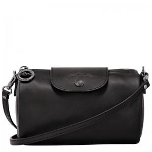 long champ Le Pliage Xtra XS Leather Naisten Crossbody Laukut Mustat | FIIL8952