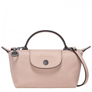 long champ Le Pliage Xtra XS Pouch Leather Naisten Crossbody Laukut Nude | FIOK9005