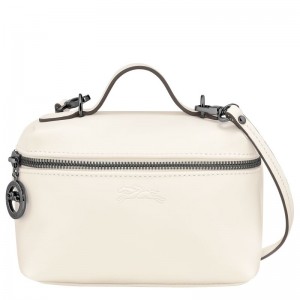 long champ Le Pliage Xtra XS Vanity Nahkaiset Naisten Crossbody Laukut Ecru | FILI9015