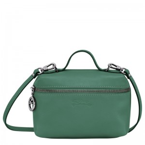 long champ Le Pliage Xtra XS Vanity Nahkaiset Naisten Mini Laukut Sage | FIEB9311