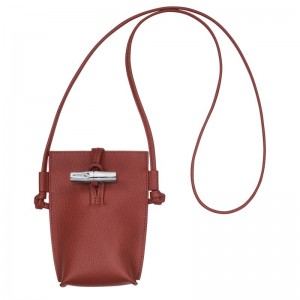 long champ Le Roseau 1 Leather Naisten Kuori Chestnut | FIIL8380