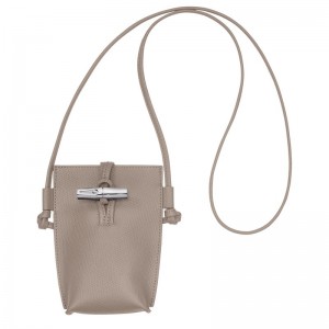 long champ Le Roseau Leather Naisten Kuori Clay | FINW8608