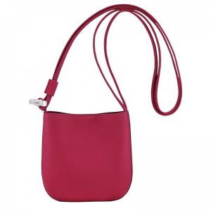 long champ Le Roseau S Leather Naisten Crossbody Laukut Beetroot | FIVR8967