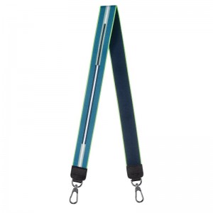 long champ Rayures Canvas Naisten Shoulder Straps Laivastonsininen | FIYX8003