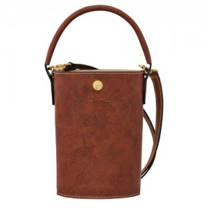 long champ Épure XS Crossbody Leather Naisten Mini Laukut Ruskea | FIAH9267