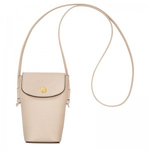 long champ Épure with leather lace 1 Leather Naisten Kuori Paper | FIRV8421