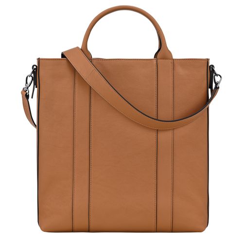 long champ 3D L Tote Leather Miesten Käsilaukku Natural | FIKO7454