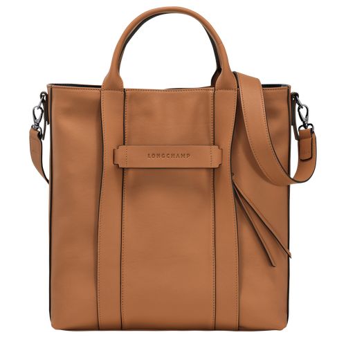 long champ 3D L Tote Leather Miesten Käsilaukku Natural | FIKO7454