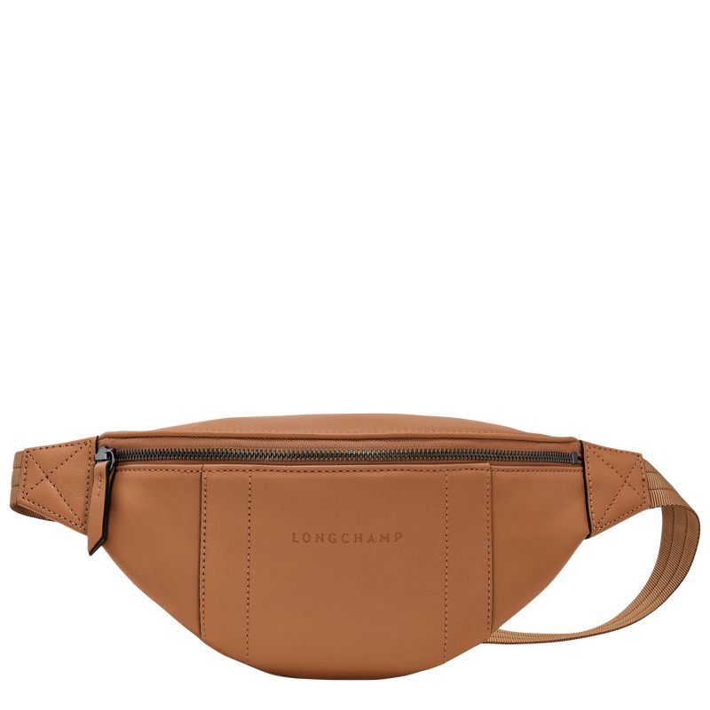 long champ 3D S Leather Miesten Vyölaukku Natural | FIZU7521