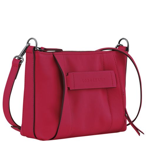 long champ 3D S Leather Naisten Crossbody Laukut Magenta | FIZU8912