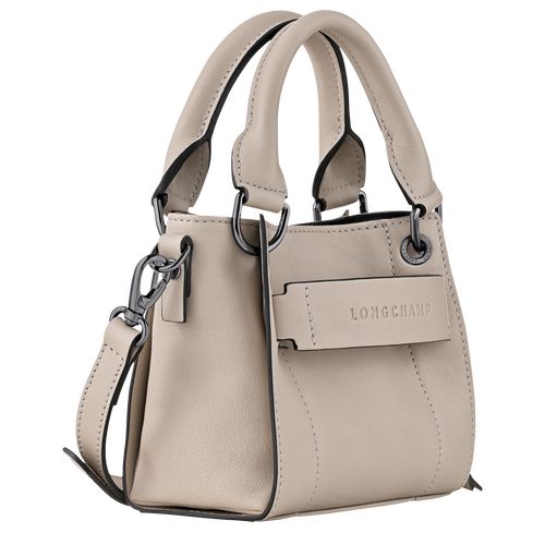 long champ 3D XS Handbag Leather Naisten Mini Laukut Clay | FIIL9264