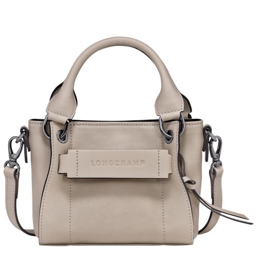 long champ 3D XS Handbag Leather Naisten Mini Laukut Clay | FIIL9264