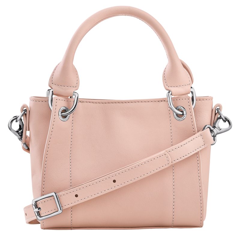 long champ 3D XS Handbag Leather Naisten Mini Laukut Nude | FIAH9371