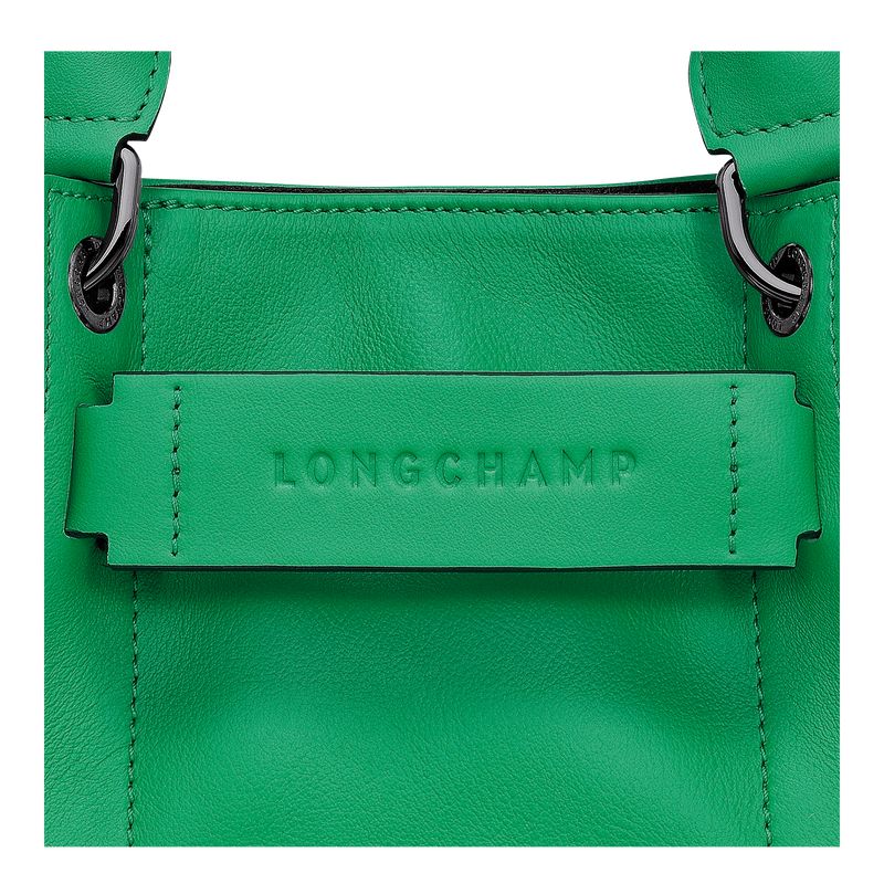 long champ 3D XS Handbag Leather Naisten Mini Laukut Vihreä | FIXY9340